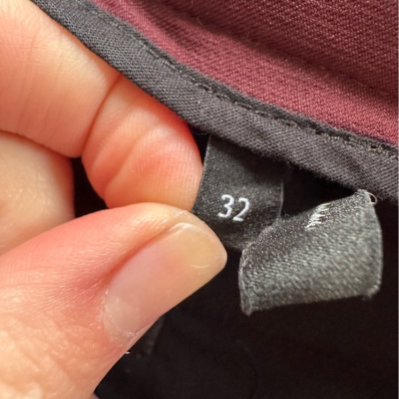 Men's Theory Maroon Dress Pants size 32 - Picture 4 of 5